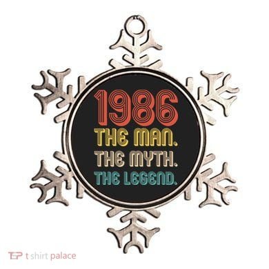 40th Birthday 1986 The Man Myth The Legend Ornament