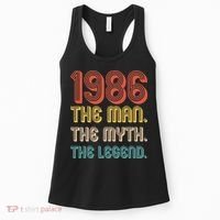 40th Birthday 1986 The Man Myth The Legend Women's Tank Top thumb 0