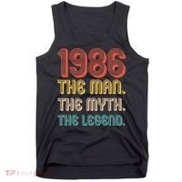 40th Birthday 1986 The Man Myth The Legend Tank Top thumb 0