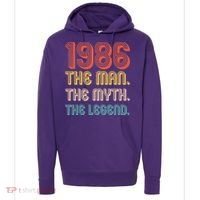 40th Birthday 1986 The Man Myth The Legend Hoodie thumb 0