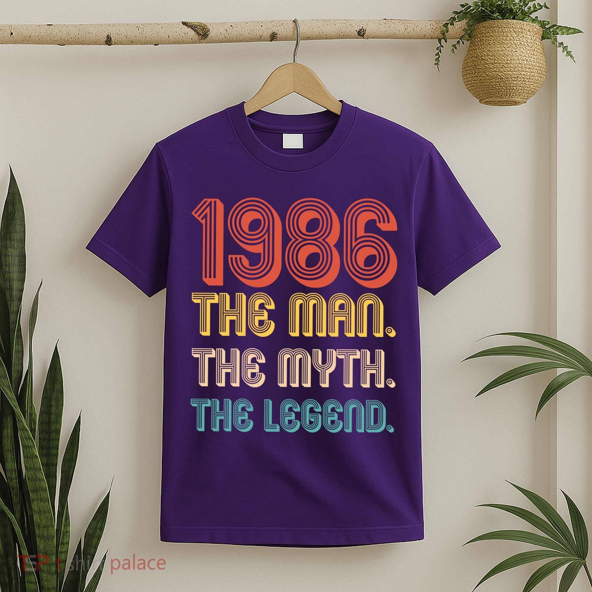 40th Birthday 1986 The Man Myth The Legend T-Shirt