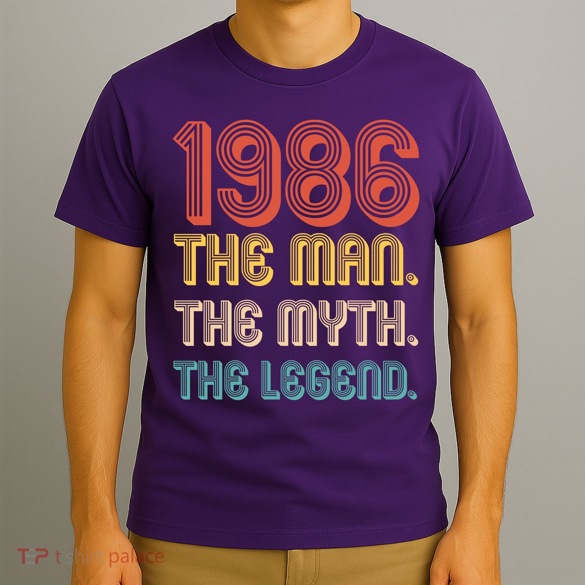 40th Birthday 1986 The Man Myth The Legend T-Shirt