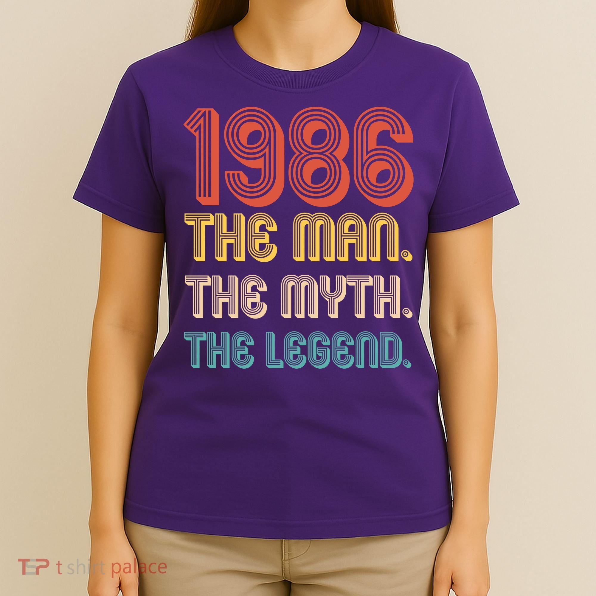 40th Birthday 1986 The Man Myth The Legend T-Shirt