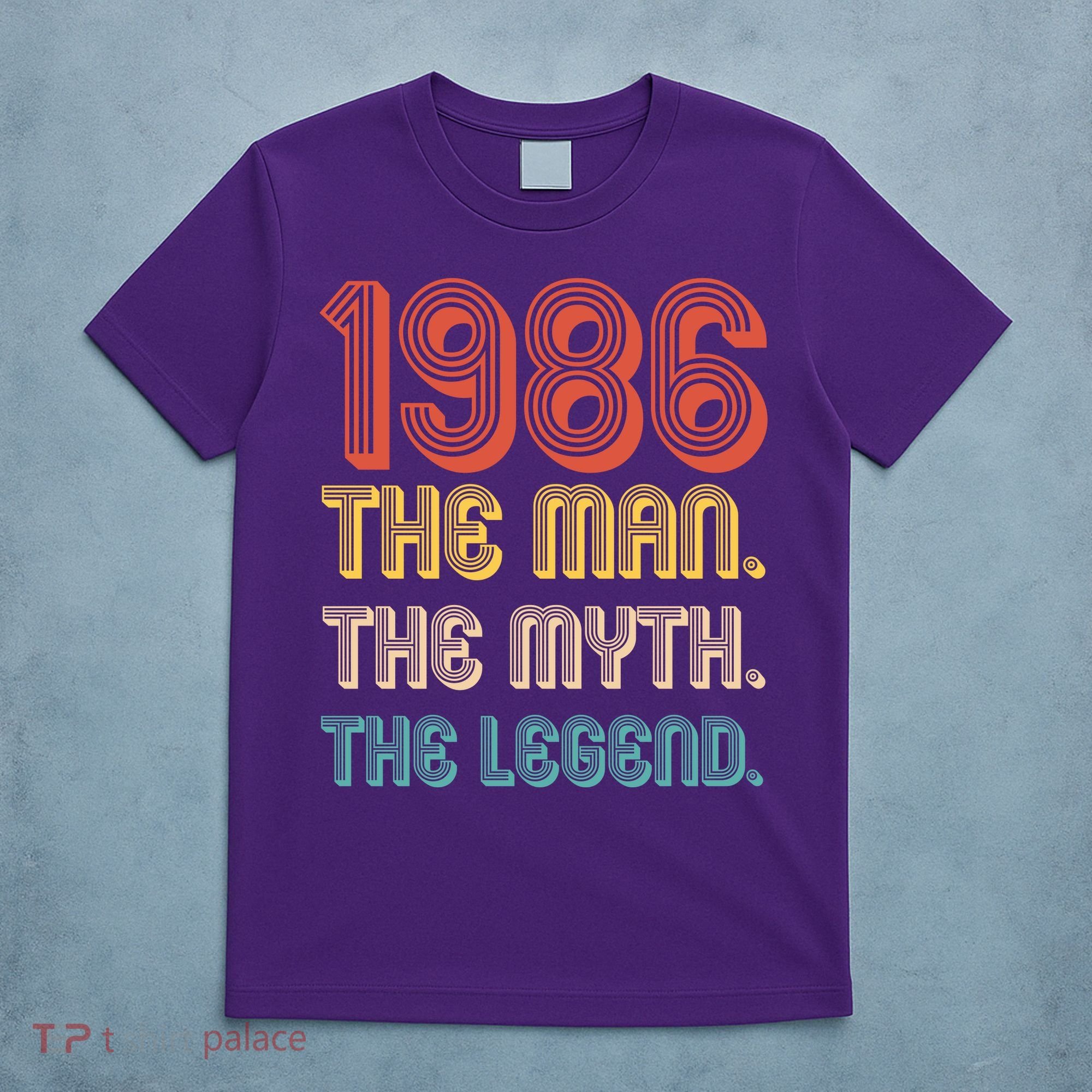 40th Birthday 1986 The Man Myth The Legend T-Shirt