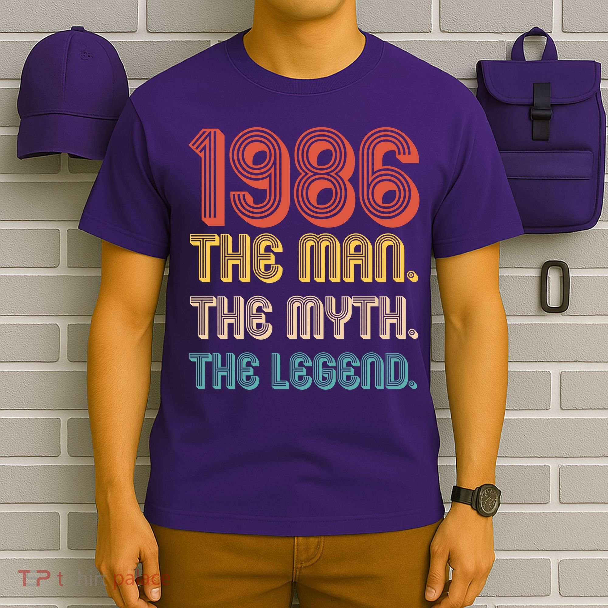 40th Birthday 1986 The Man Myth The Legend T-Shirt