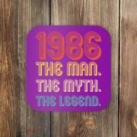 40th Birthday 1986 The Man Myth The Legend Coaster thumb 0