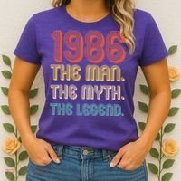 40th Birthday 1986 The Man Myth The Legend Women's T-Shirt thumb 2