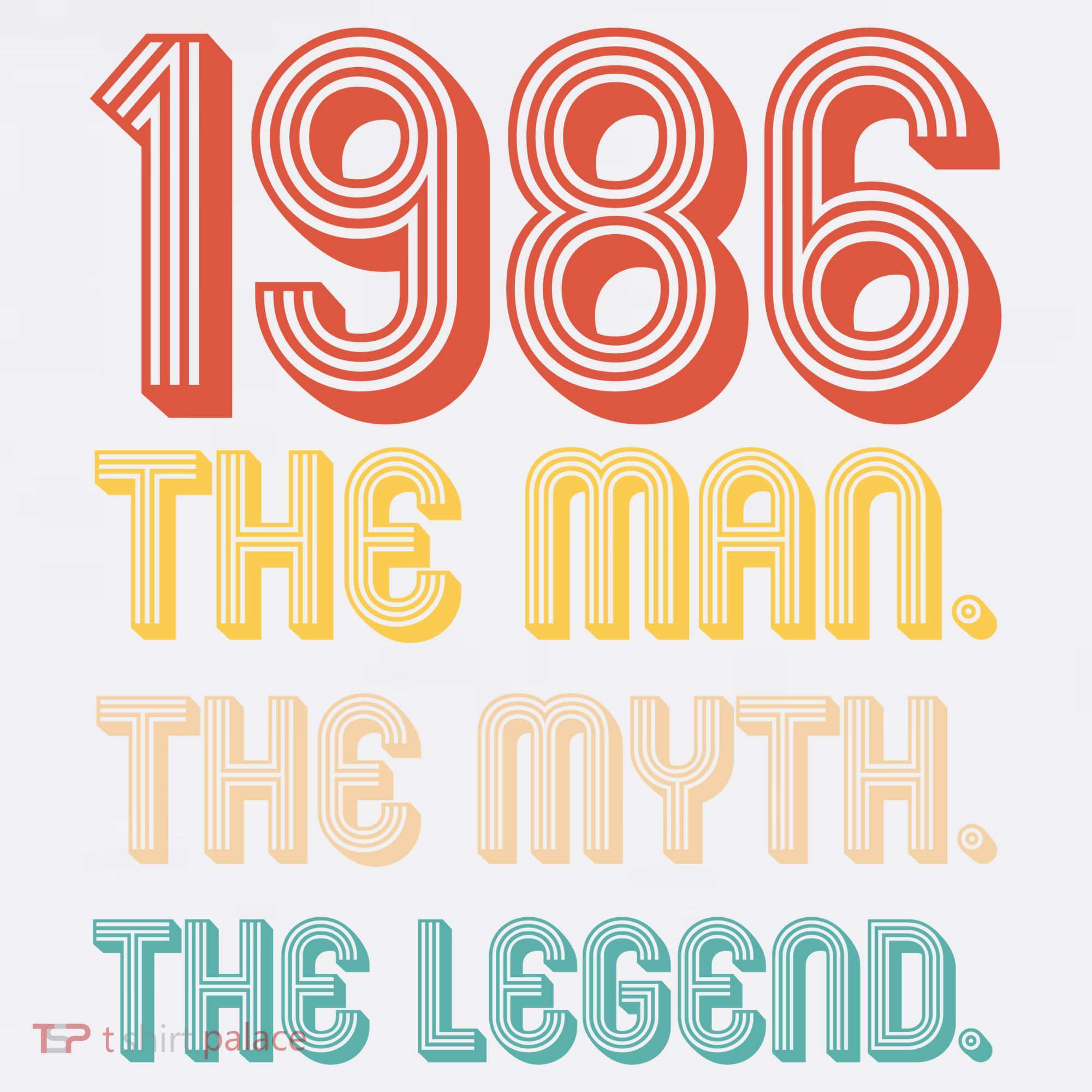 40th Birthday 1986 The Man Myth The Legend Comfort Colors Garment-Dyed Hooded Sweatshirt