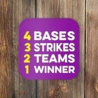 4 Bases 3 Strikes 2 Teams 1 Winner Coaster thumb 0