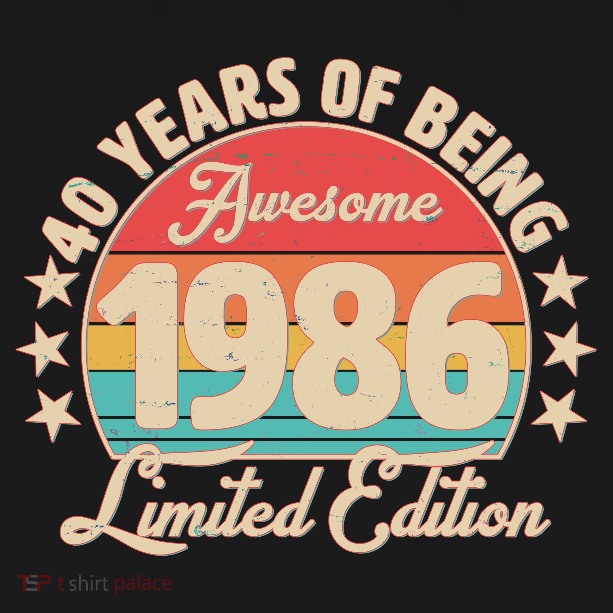 40th Birthday 40 Years Of Being Awesome 1986 Limited Edition Sweatshirt