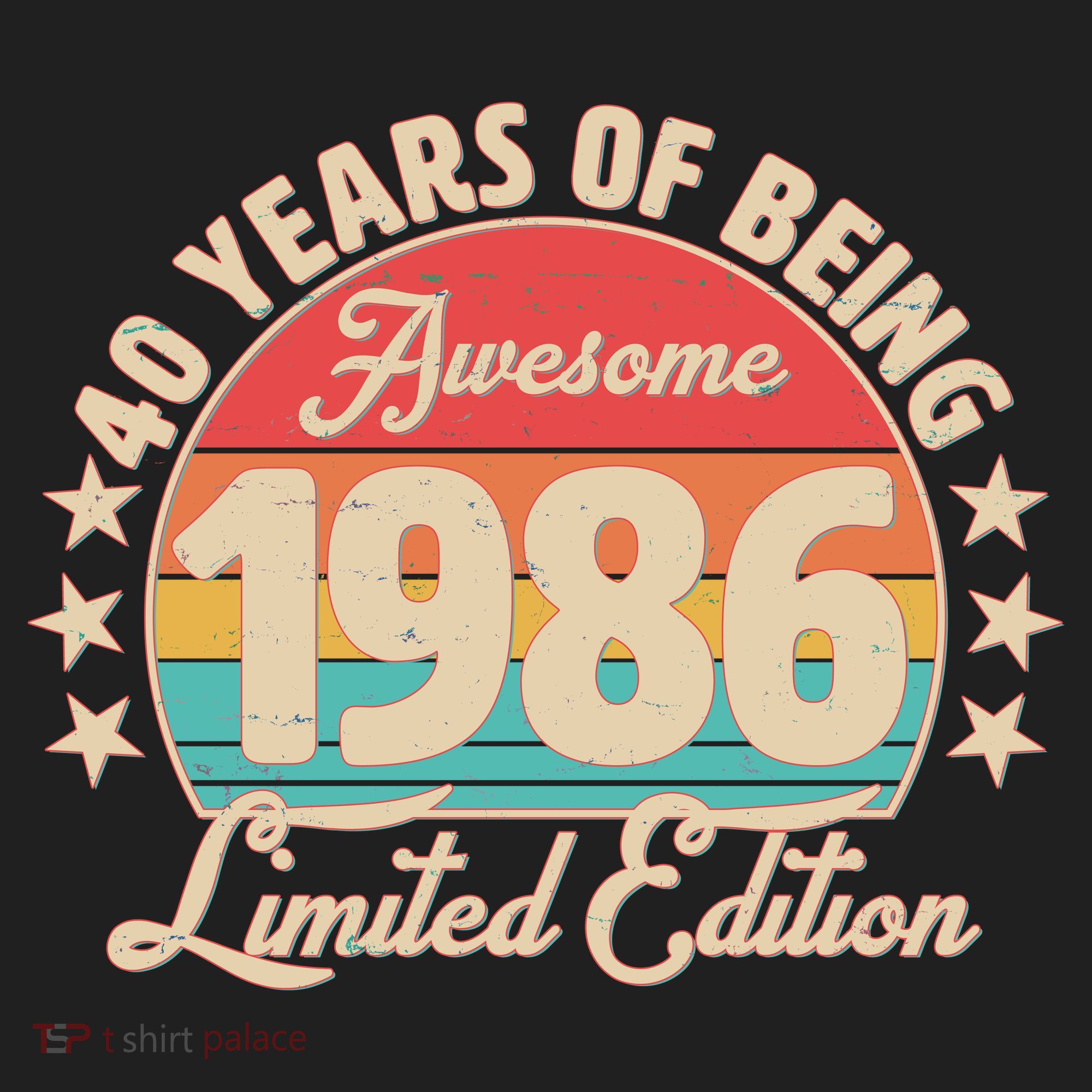 40th Birthday 40 Years Of Being Awesome 1986 Limited Edition Beanie