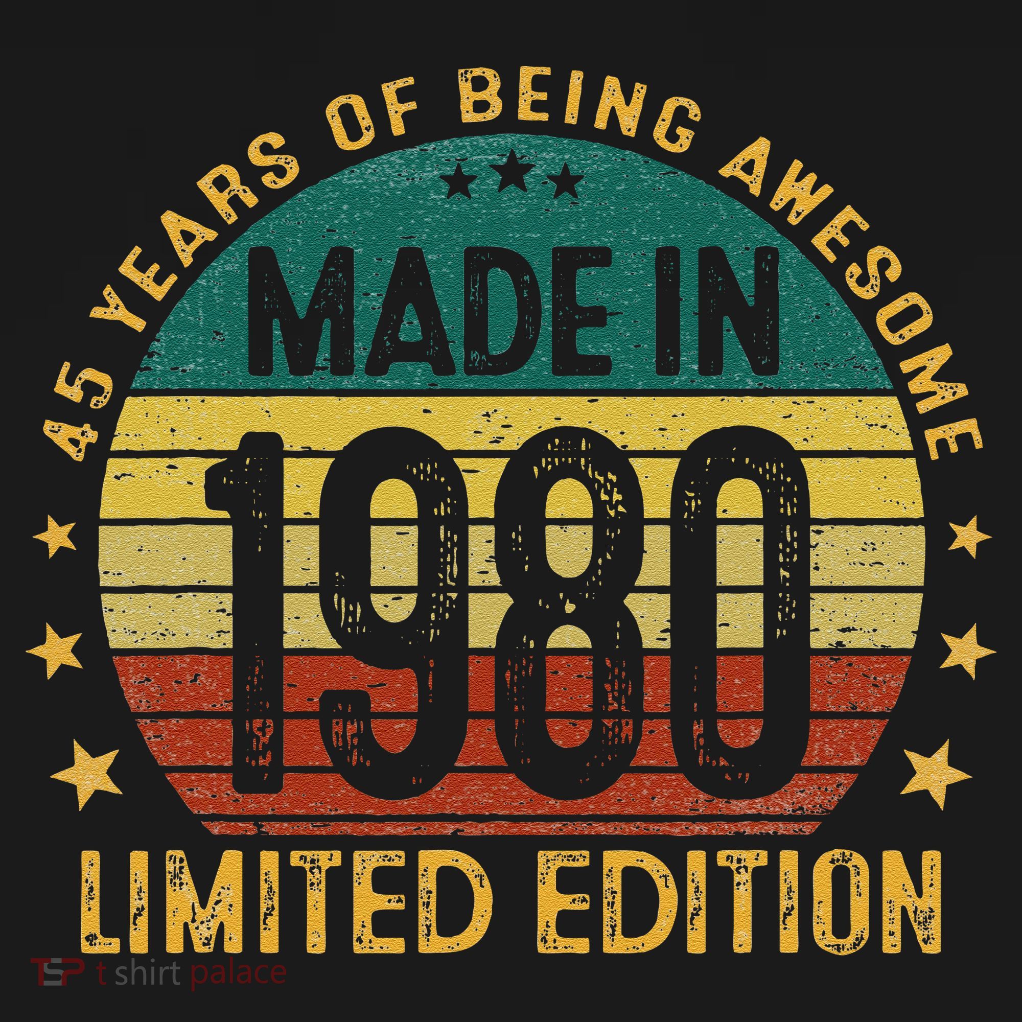 45th Birthday 45 Year Old Gifts Made In 1980 Limited Edition Women's Long Sleeve Shirt