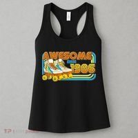 40th Birthday Awesome Since 1986 Retro Roller Skates  Women's Tank Top thumb 3