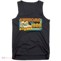 40th Birthday Awesome Since 1986 Retro Roller Skates  Tank Top thumb 0