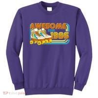 40th Birthday Awesome Since 1986 Retro Roller Skates  Sweatshirt thumb 0