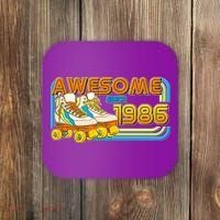 40th Birthday Awesome Since 1986 Retro Roller Skates  Coaster thumb 0
