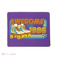 40th Birthday Awesome Since 1986 Retro Roller Skates  Mousepad thumb 0