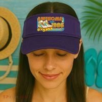 40th Birthday Awesome Since 1986 Retro Roller Skates  Visor thumb 2