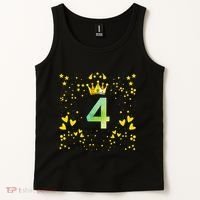 4th Birthday Anniversaries Tank Top thumb 2