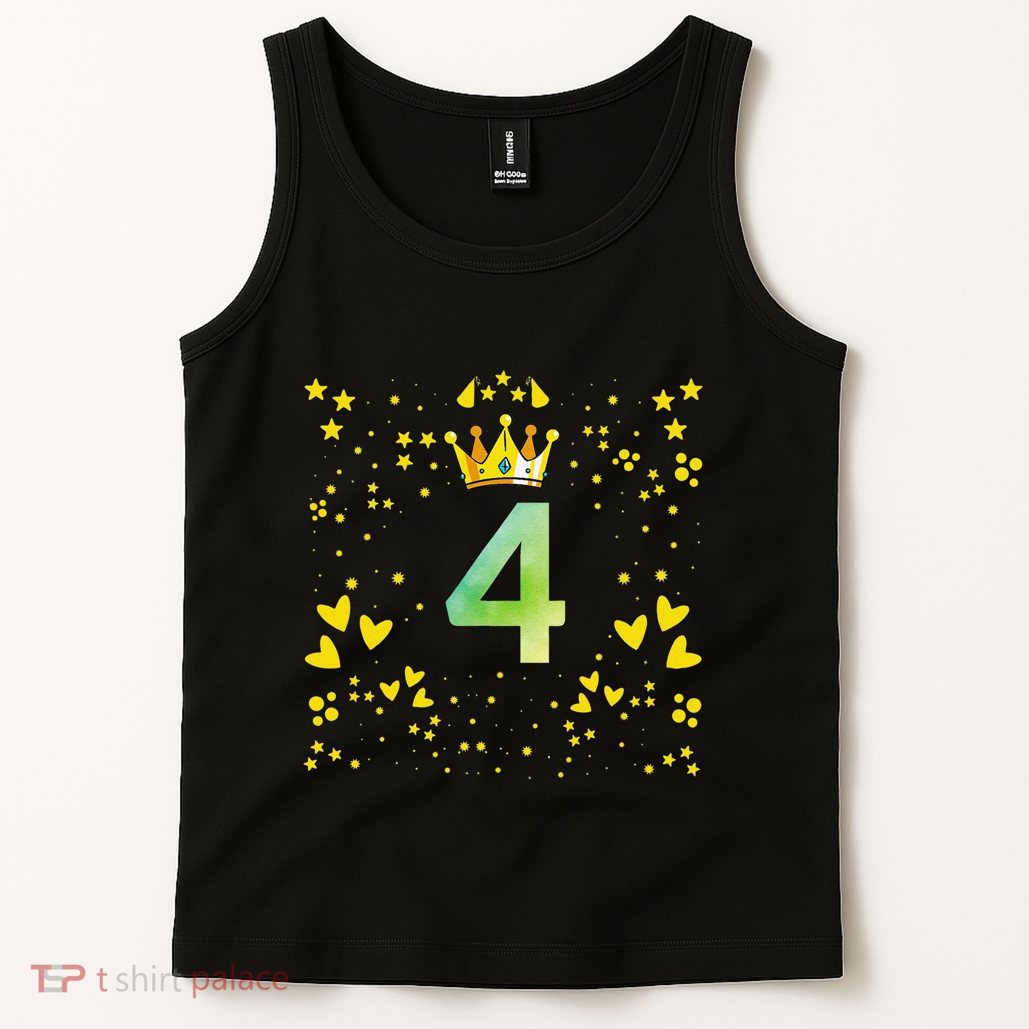 4th Birthday Anniversaries Tank Top