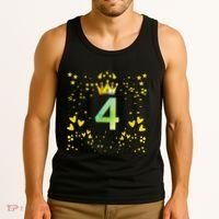4th Birthday Anniversaries Tank Top thumb 3