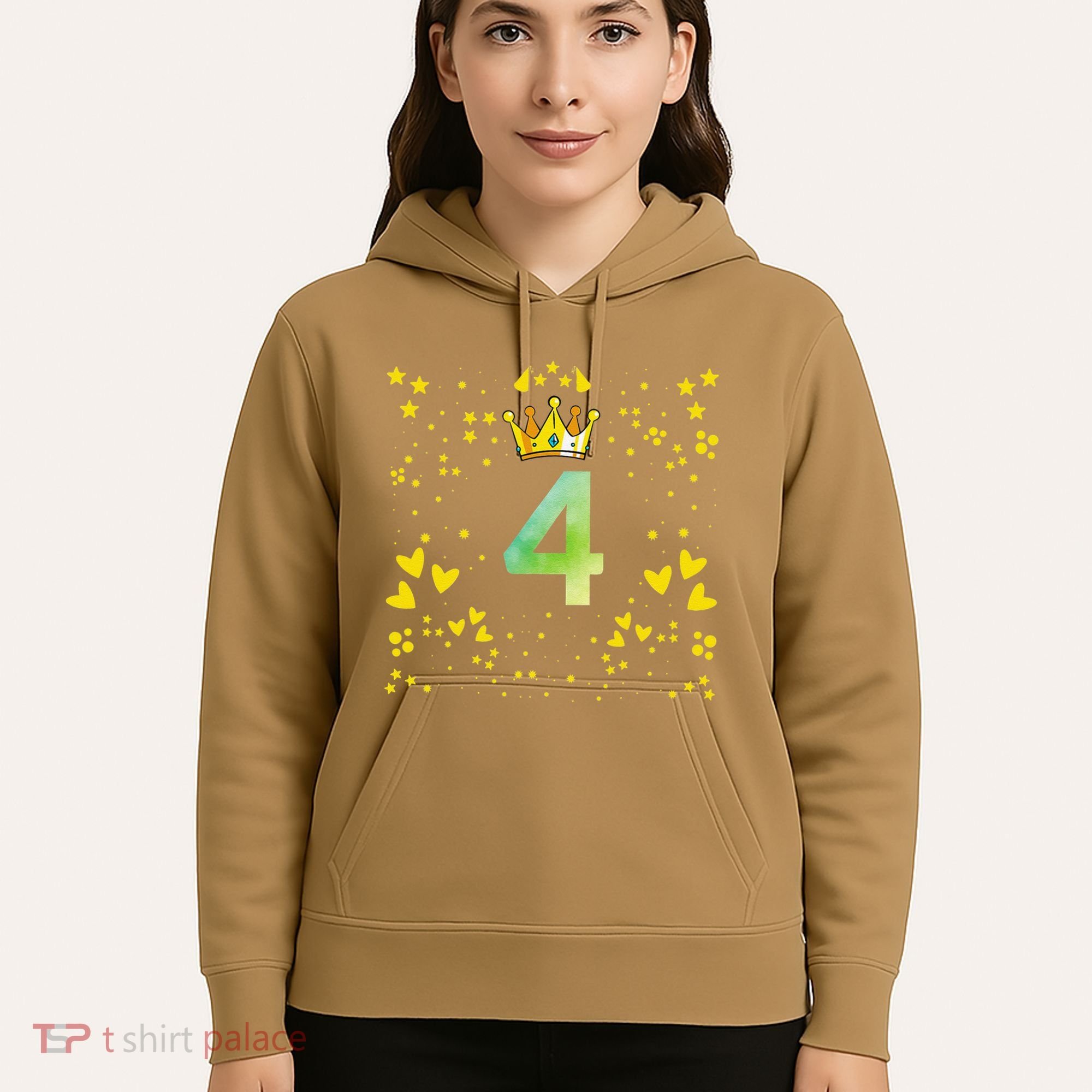 4th Birthday Anniversaries Hoodie