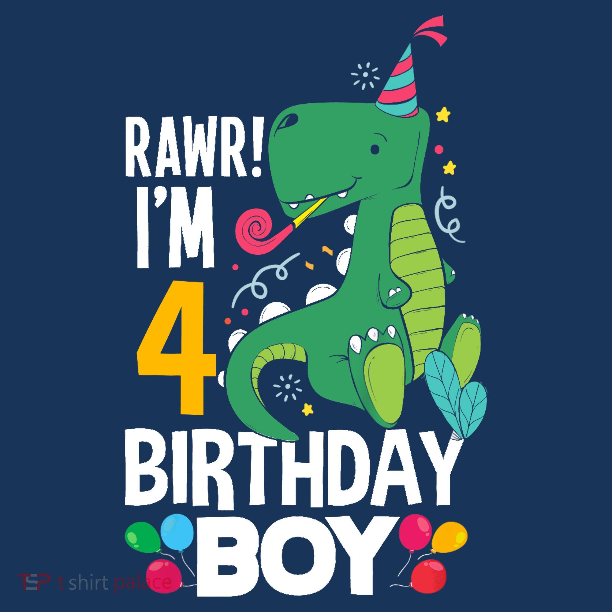 4th Birthday Boy 4 Year Old Birthday Boy T Rex Dinosaur Baby Bodysuit