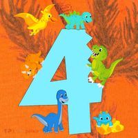 4th Birthday Boy 4 Years Old Dinosaur Toy Dino Kati Licensed 12" Camo Cuffed Beanie thumb 2