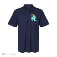 4th Birthday Boy 4 Years Old Dinosaur Toy Dino Polo thumb 0