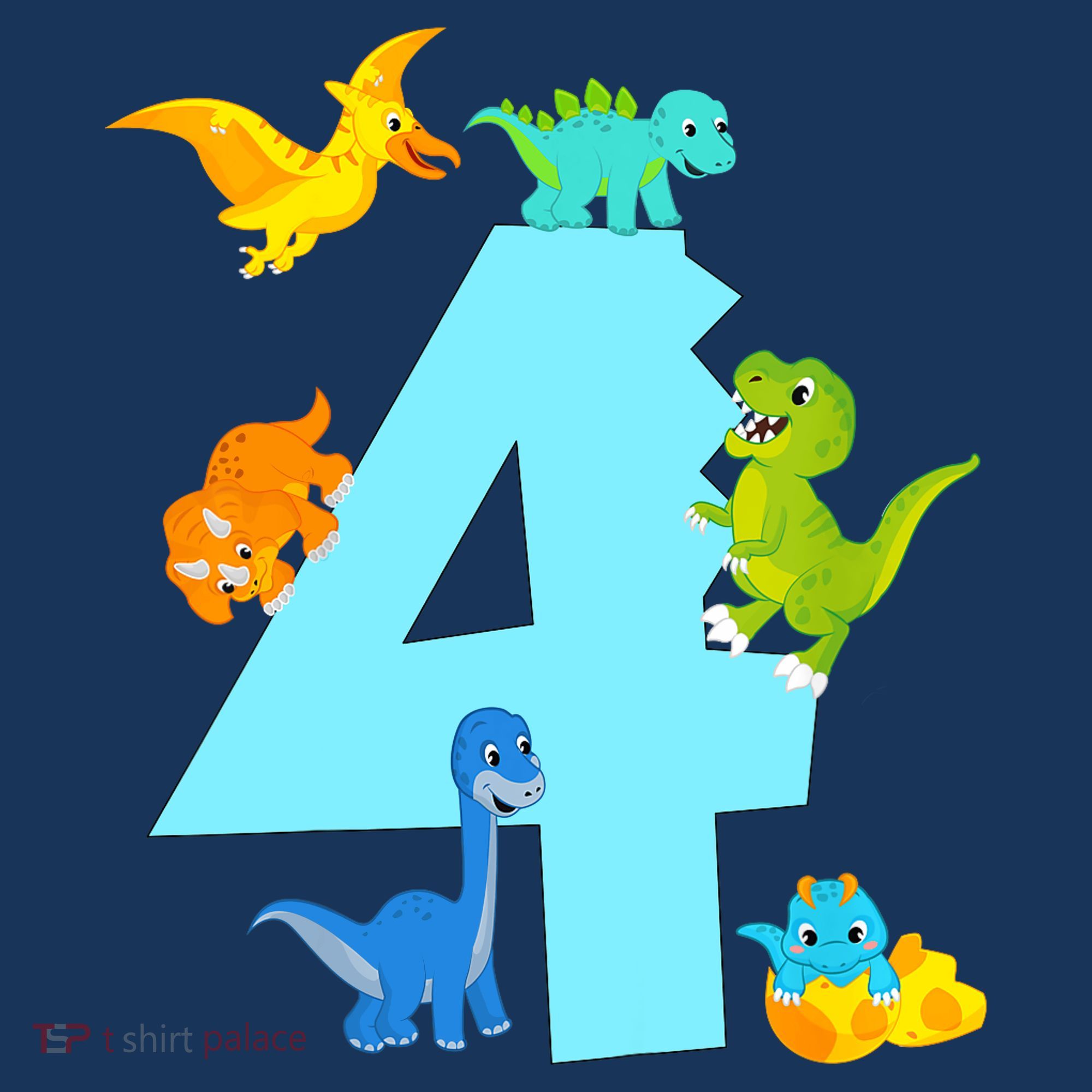 4th Birthday Boy 4 Years Old Dinosaur Toy Dino Women's Hoodie