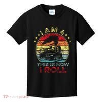 4th Birthday Boy Train 4 Year Old Birthday Kids T-Shirt thumb 0