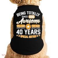 40th Birthday Being Totally Awesome Since 1986 Special Edition  Doggie Tank thumb 0