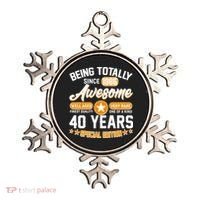 40th Birthday Being Totally Awesome Since 1986 Special Edition  Ornament thumb 0