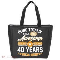 40th Birthday Being Totally Awesome Since 1986 Special Edition  Tote Bag thumb 0