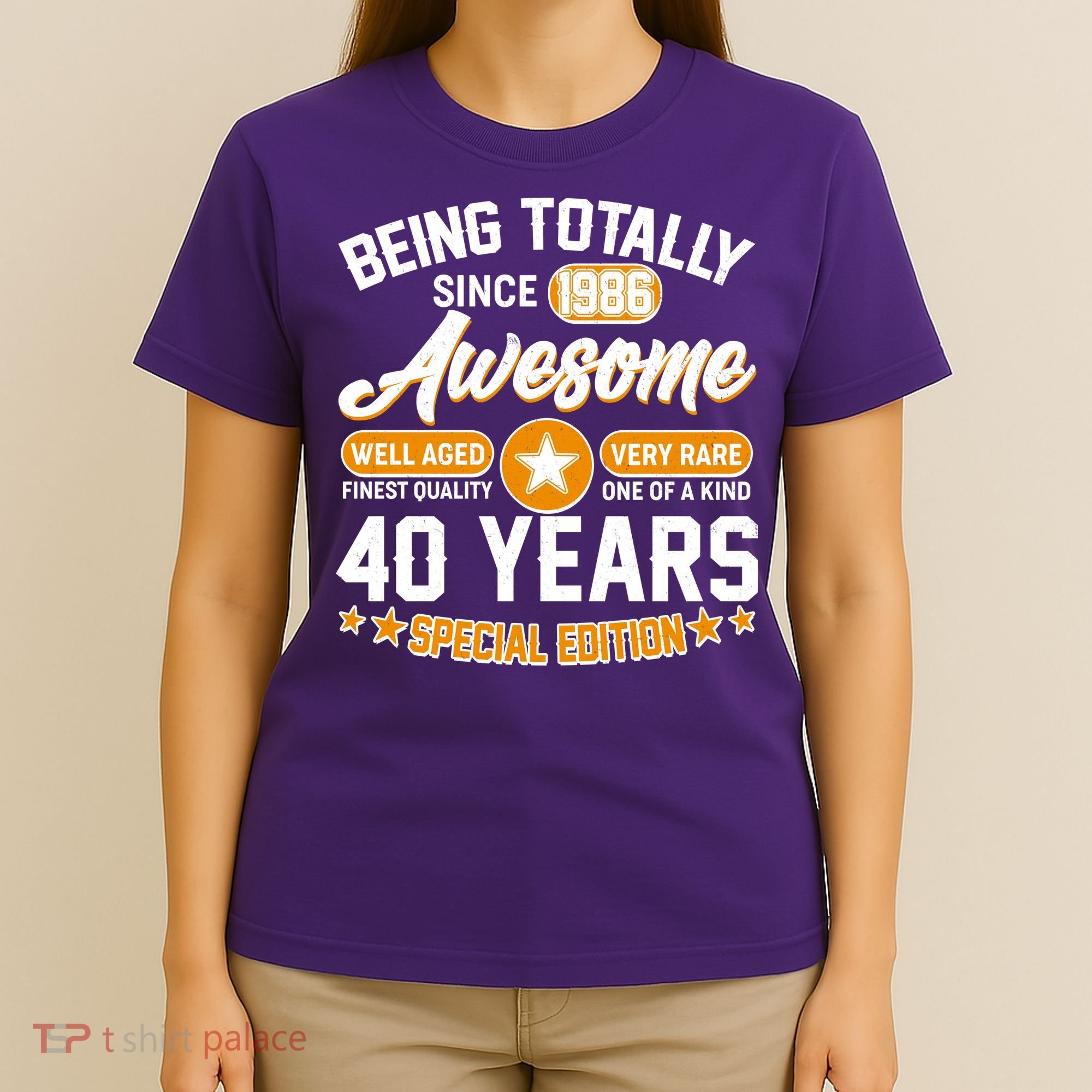 40th Birthday Being Totally Awesome Since 1986 Special Edition  T-Shirt