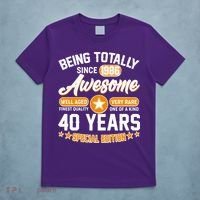 40th Birthday Being Totally Awesome Since 1986 Special Edition  T-Shirt thumb 5