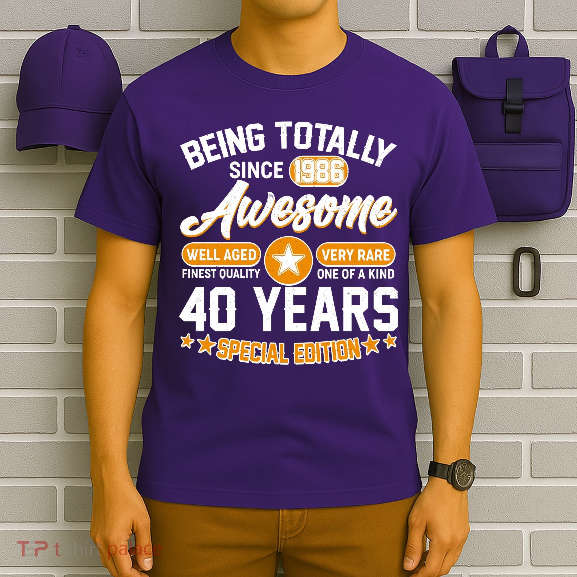 40th Birthday Being Totally Awesome Since 1986 Special Edition  T-Shirt