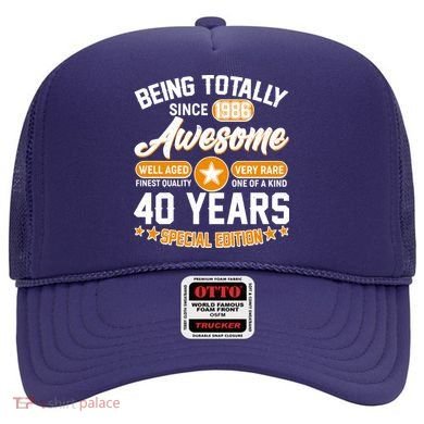 40th Birthday Being Totally Awesome Since 1986 Special Edition  Hat