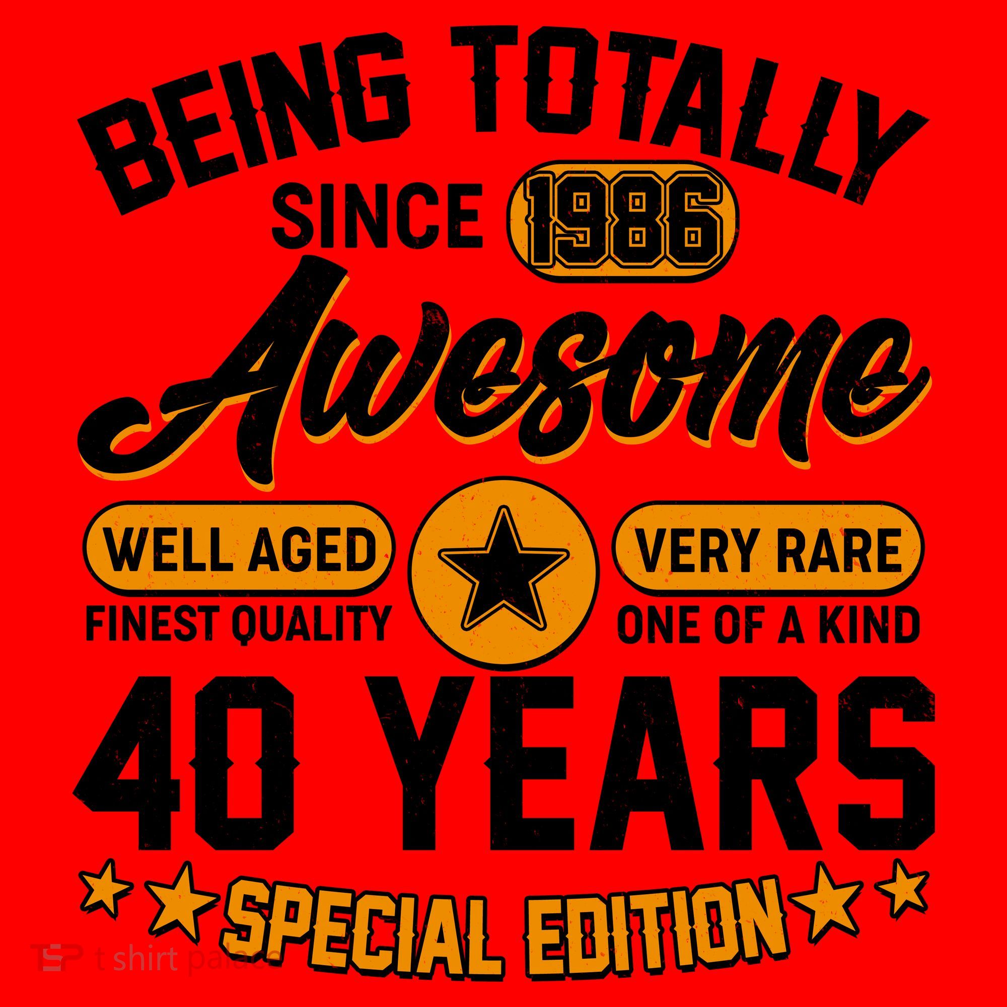 40th Birthday Being Totally Awesome Since 1986 Special Edition  Santa Hat