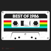 40th Birthday Best Of 1986 Cassette Mix Tape  Women's Sweatshirt thumb 2
