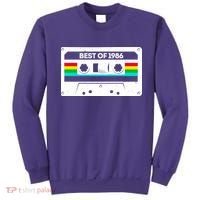 40th Birthday Best Of 1986 Cassette Mix Tape  Sweatshirt thumb 0