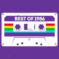 40th Birthday Best Of 1986 Cassette Mix Tape  Sweatshirt thumb 3