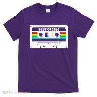 40th Birthday Best Of 1986 Cassette Mix Tape  T-Shirt thumb 0