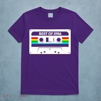 40th Birthday Best Of 1986 Cassette Mix Tape  T-Shirt thumb 5