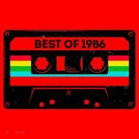 40th Birthday Best Of 1986 Cassette Mix Tape  Santa Hat thumb 1