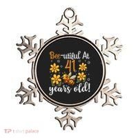 41st Birthday Bee 41 Years Old Bee Lover Great Gift Ornament thumb 0