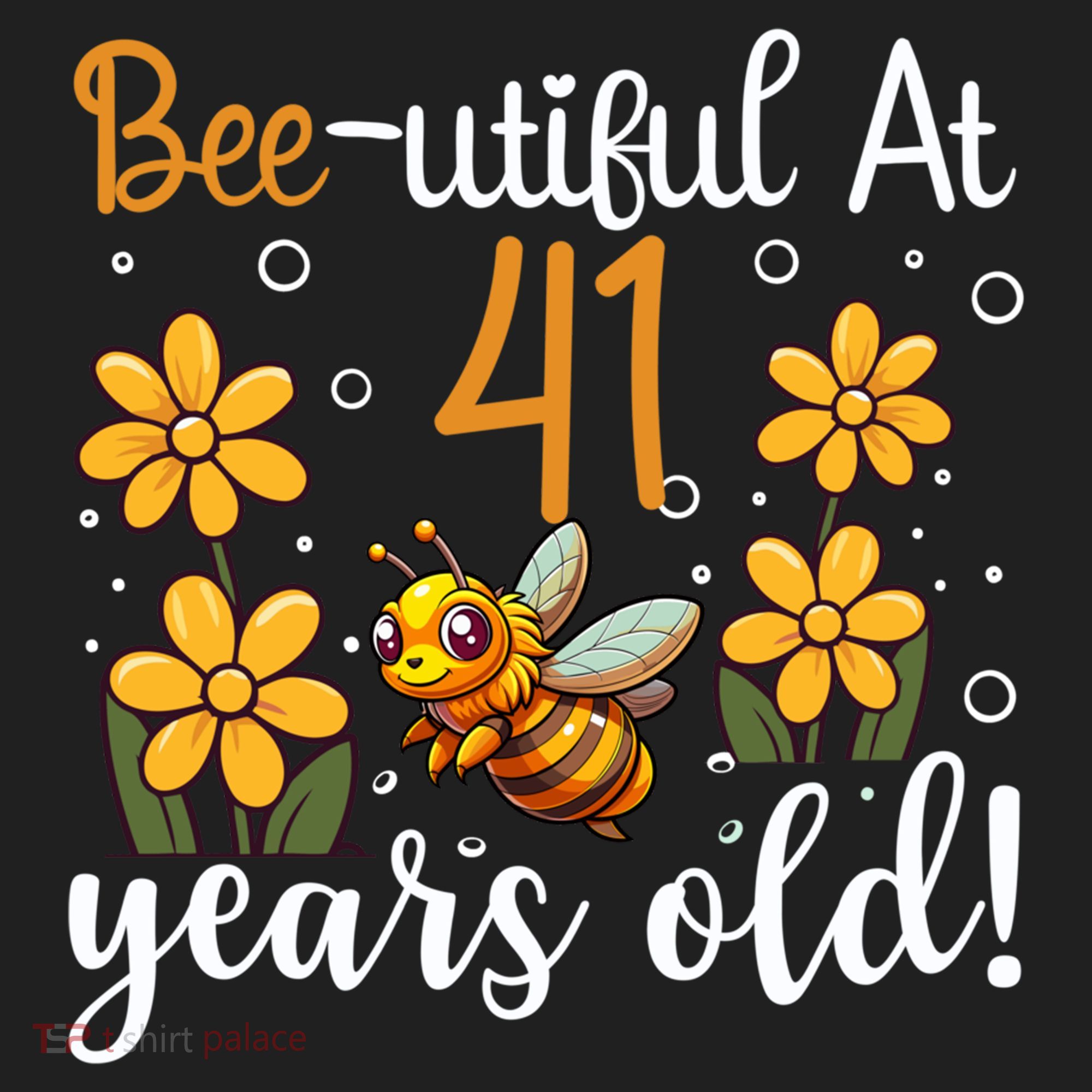 41st Birthday Bee 41 Years Old Bee Lover Great Gift Hat