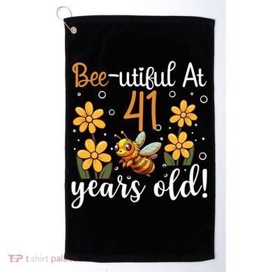 41st Birthday Bee 41 Years Old Bee Lover Great Gift Golf Towel