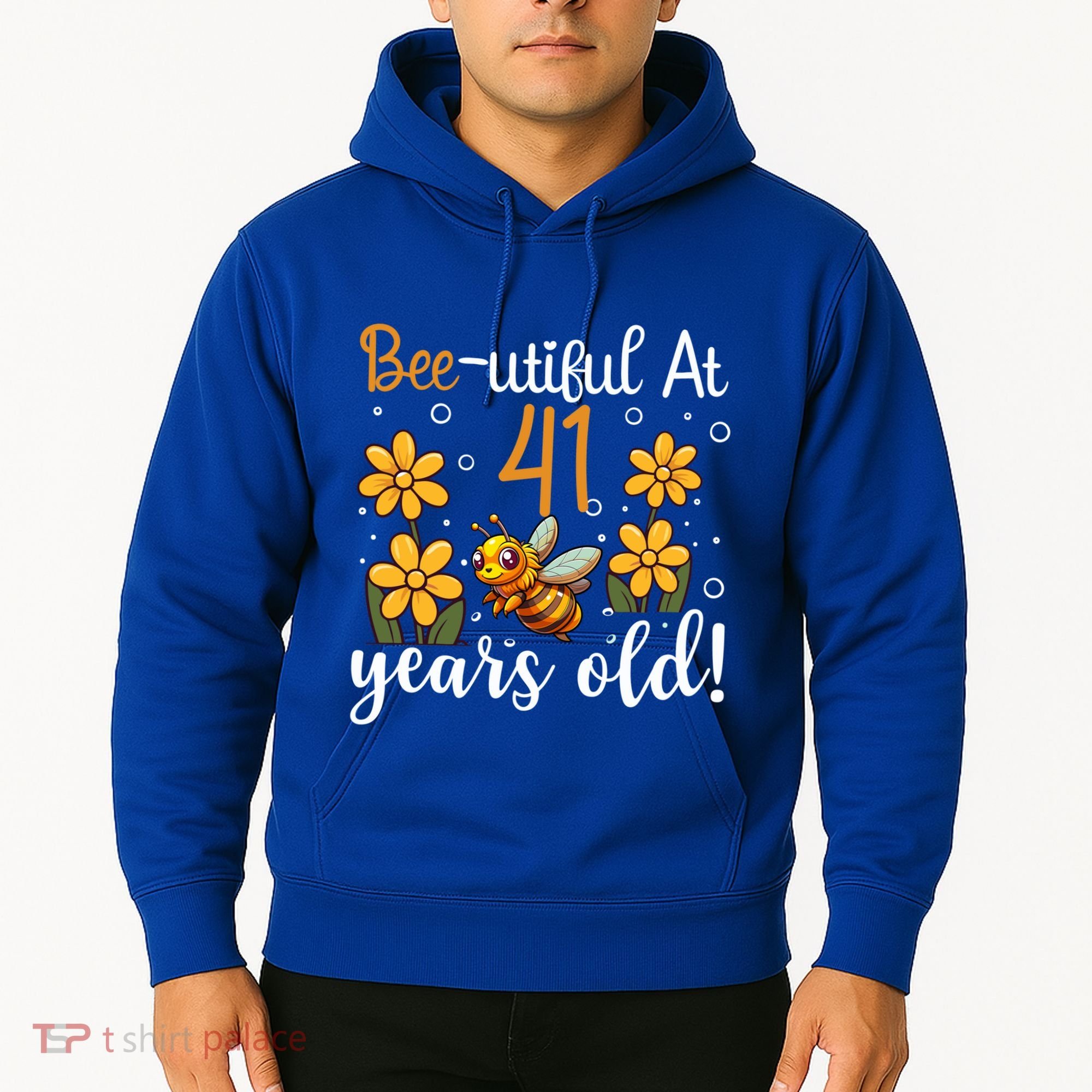 41st Birthday Bee 41 Years Old Bee Lover Great Gift Hoodie