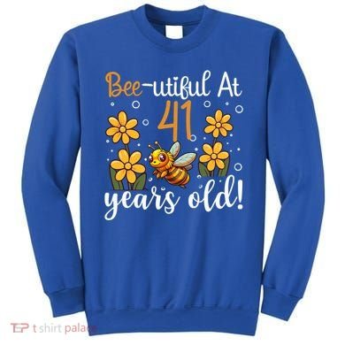 41st Birthday Bee 41 Years Old Bee Lover Great Gift Sweatshirt